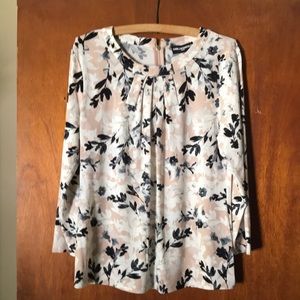 Karl Lagerfeld Vianne Pleated Bow knit top